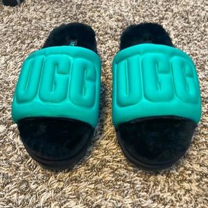 UGG slides green NEW